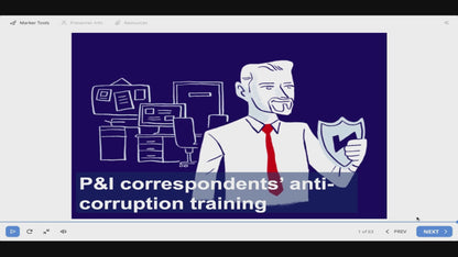 P&I correspondents' anti-corruption training